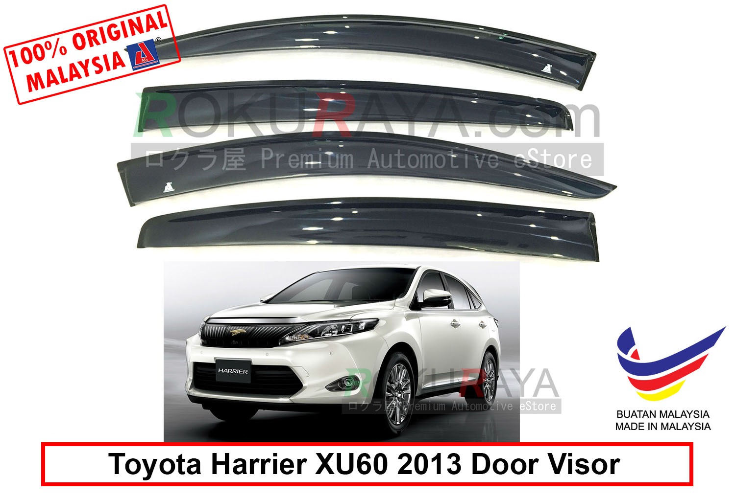 Toyota Harrier XU60 (3rd Gen) 2013 AG Door Visor Air Press 